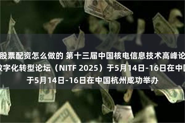 股票配资怎么做的 第十三届中国核电信息技术高峰论坛暨核电行业数字化转型论坛（NITF 2025）于5月14日-16日在中国杭州成功举办