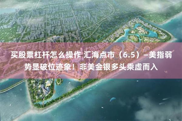 买股票杠杆怎么操作 汇海点市（6.5）—美指弱势显破位迹象！非美金银多头乘虚而入