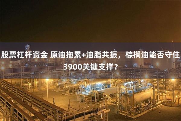 股票杠杆资金 原油拖累+油脂共振，棕榈油能否守住3900关键支撑？