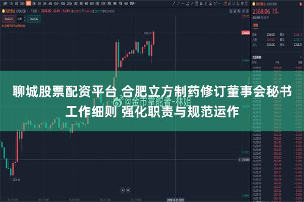 聊城股票配资平台 合肥立方制药修订董事会秘书工作细则 强化职责与规范运作