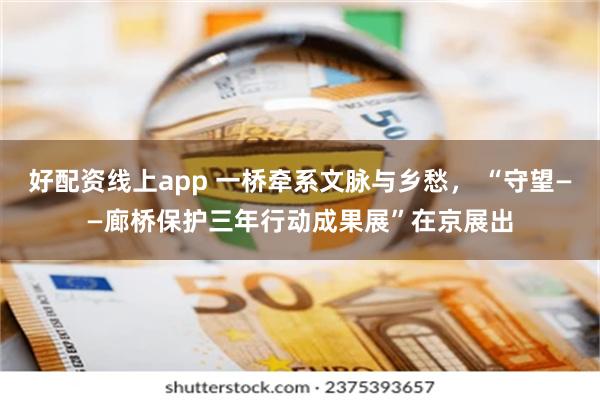 好配资线上app 一桥牵系文脉与乡愁， “守望——廊桥保护三年行动成果展”在京展出