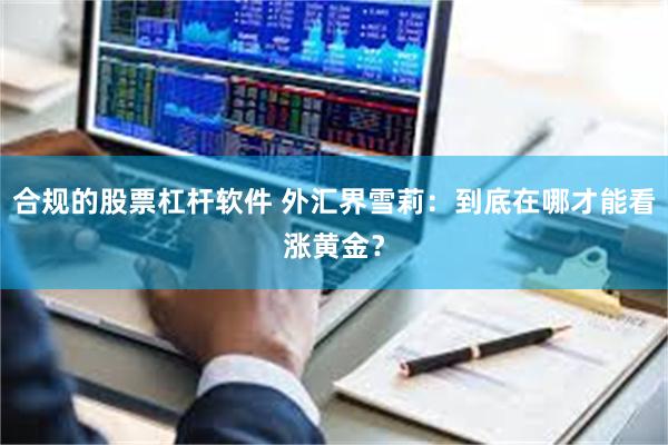 合规的股票杠杆软件 外汇界雪莉：到底在哪才能看涨黄金？