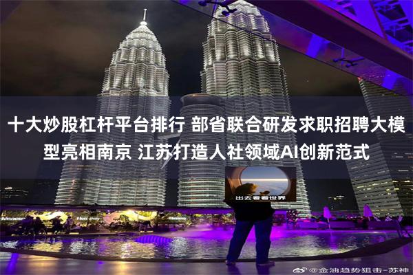 十大炒股杠杆平台排行 部省联合研发求职招聘大模型亮相南京 江苏打造人社领域AI创新范式